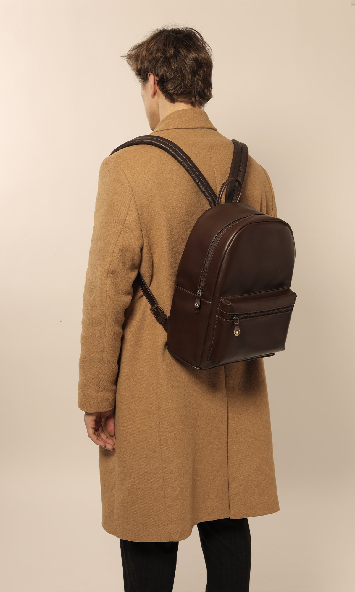美品✨　beara beara MORGAN リュック　バックパック　レザー morgan brown-3.jpg